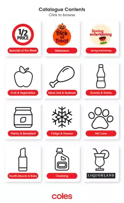 Coles catalogue (valid until 28-10)