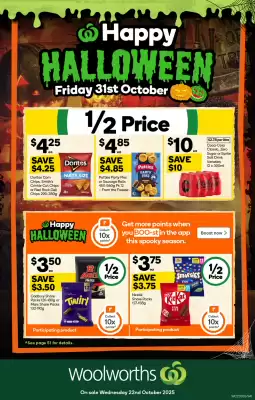 Woolworths catalogue (valid until 28-10)