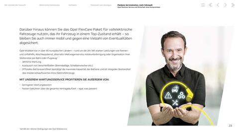Opel Flugblatt | Elektrisierend Seite 23