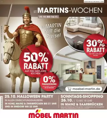 Möbel Martin Prospekt (gültig bis 2-11)