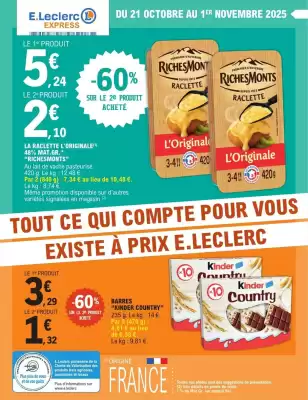 Catalogue E.Leclerc Express (valable jusqu'au 1-11)