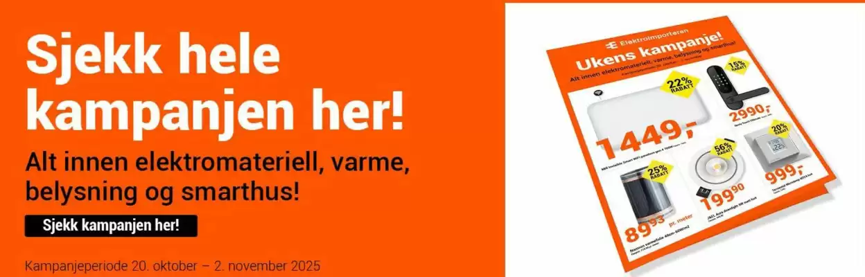 Elektroimportøren kundeavis (gyldig til 2-11)
