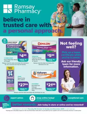 Ramsay Pharmacy catalogue (valid until 2-11)
