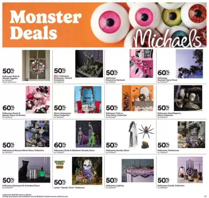 Michaels flyer (valid until 26-10)