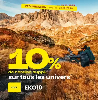 Catalogue Ekosport (valable jusqu'au 31-10)