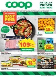 Coop reklamblad vecka 43 Sida 1