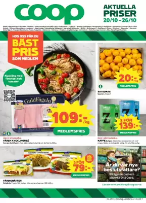 Coop reklamblad (giltig till och med 26-10)