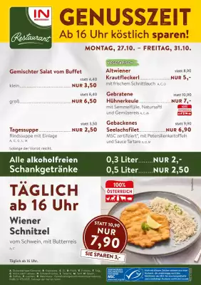 Interspar Restaurant Flugblatt (gültig bis 31-10)