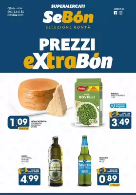 Volantino SeBón Supermercati (valido fino al 21-10)