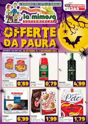 Volantino La Mimosa Supermercati (valido fino al 2-11)