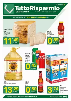 Volantino Tutto Risparmio Cash&Carry (valido fino al 2-11)