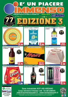 Volantino Immenso Cash (valido fino al 1-11)
