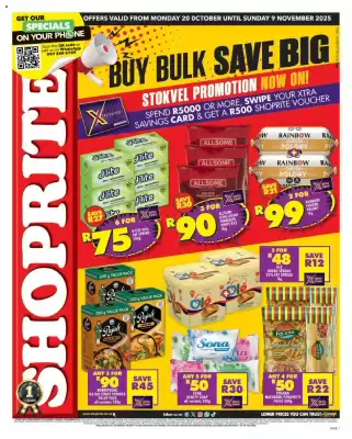 Shoprite catalogue (valid until 9-11)