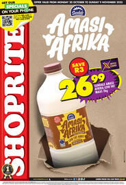 Shoprite catalogue Page 1