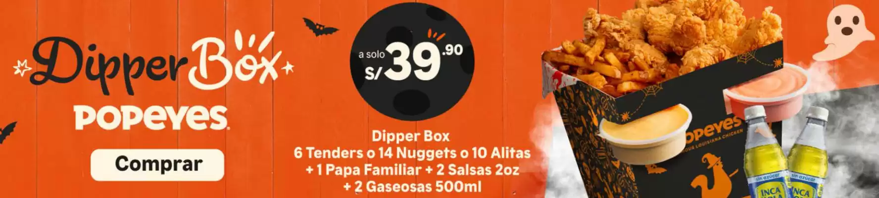 Catálogo Popeyes (válido hasta 31-10)