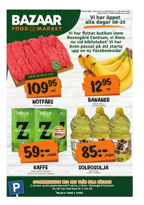Bazaar Food market reklamblad (giltig till och med 25-10)