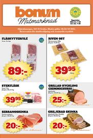 Bonum Matmarknad reklamblad vecka 43 Sida 1