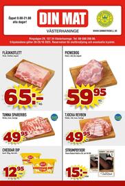 Din Mat reklamblad vecka 43 Sida 1