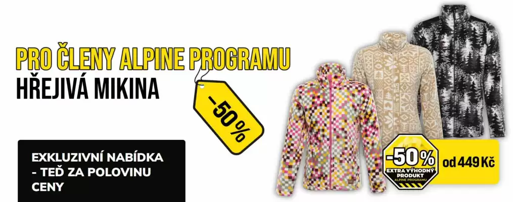 Alpine pro leták (platné do 2-11)