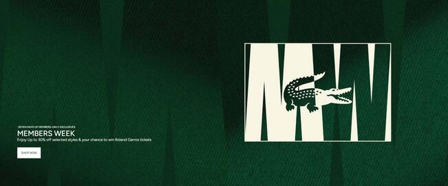 Catalog Lacoste Pagină 1