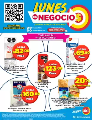 Folleto Super Aki (válido hasta 20-10)
