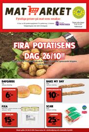 MatArket reklamblad vecka 43 Sida 1