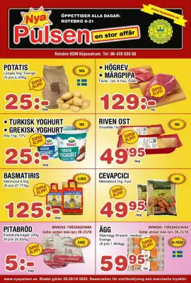 Nya Pulsen reklamblad (giltig till och med 26-10)
