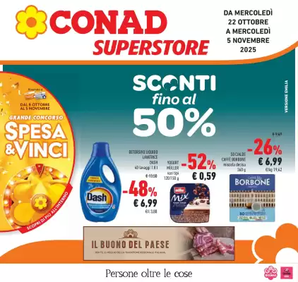 Volantino Conad Superstore (valido fino al 5-11)