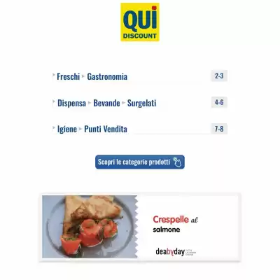 Volantino Qui Discount (valido fino al 2-11)