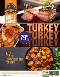 Commissary weekly ad Page 1