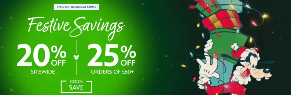 Disney Store leaflet (valid until 25-10)
