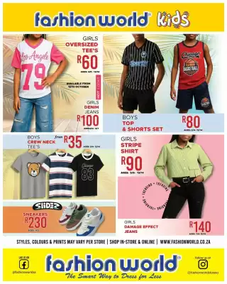 Fashion World catalogue (valid until 3-11)