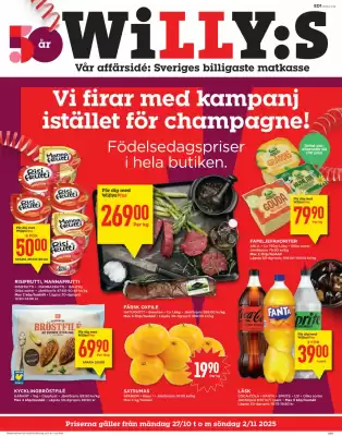 Willys reklamblad (giltig till och med 2-11)