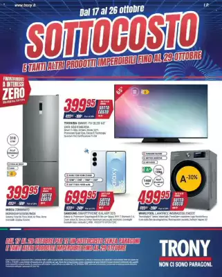 Volantino Trony (valido fino al 29-10)