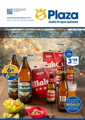 Folleto Supermercados Plaza (válido hasta el 29-10)