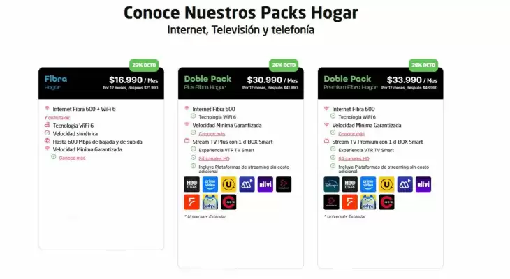Catálogo Vtr (válido hasta 5-11)