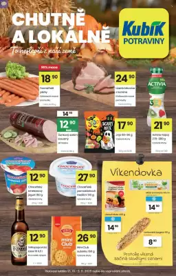 Kubík potraviny leták