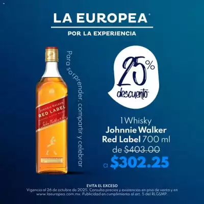 Catálogo La Europea (válido hasta 26-10)