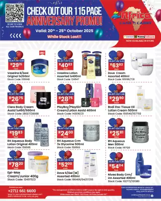 Africa Cash and Carry catalogue (valid until 25-10)