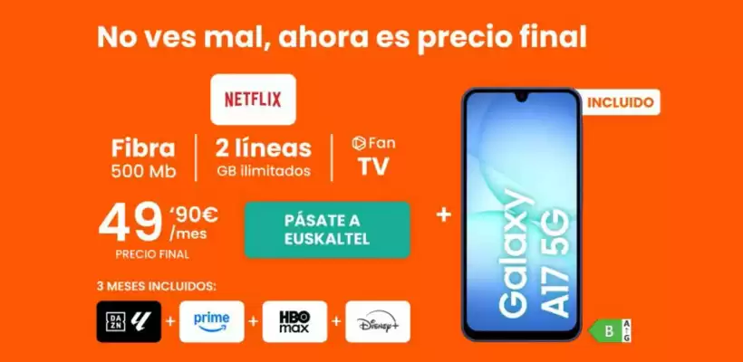Catálogo Euskaltel (válido hasta el 3-11)