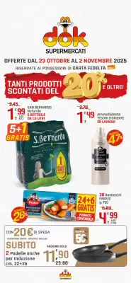 Volantino Supermercati Dok (valido fino al 2-11)