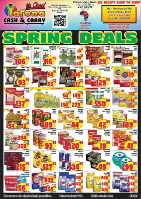 Yarona Cash And Carry catalogue (valid until 22-10)