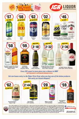 IGA Liquor catalogue (valid until 28-10)