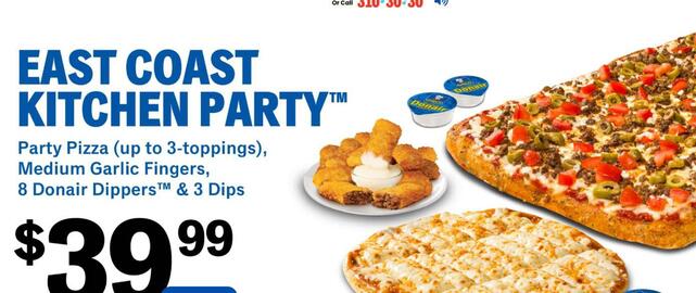 Greco Pizza flyer Page 3