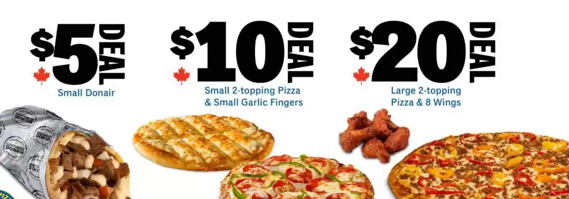 Greco Pizza flyer (valid until 4-11)