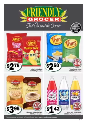 Friendly Grocer catalogue (valid until 28-10)