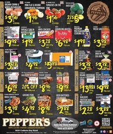 Pepper's Foods flyer week 43 Page 1