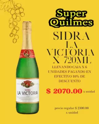 Catálogo Súper Quilmes (válido hasta 31-10)