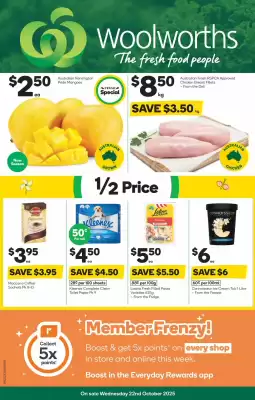 Woolworths catalogue (valid until 28-10)