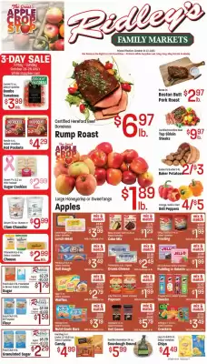 Ridley's Family Markets weekly ad (valid until 27-10)